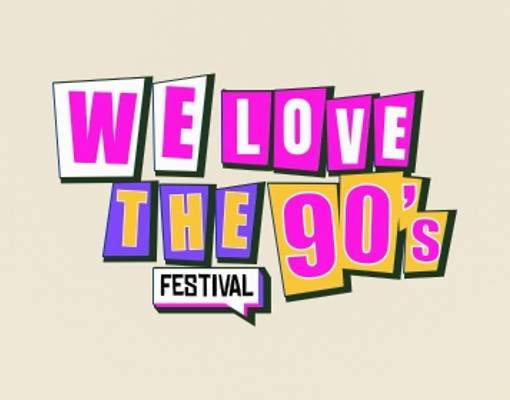We love the 90s Logo
